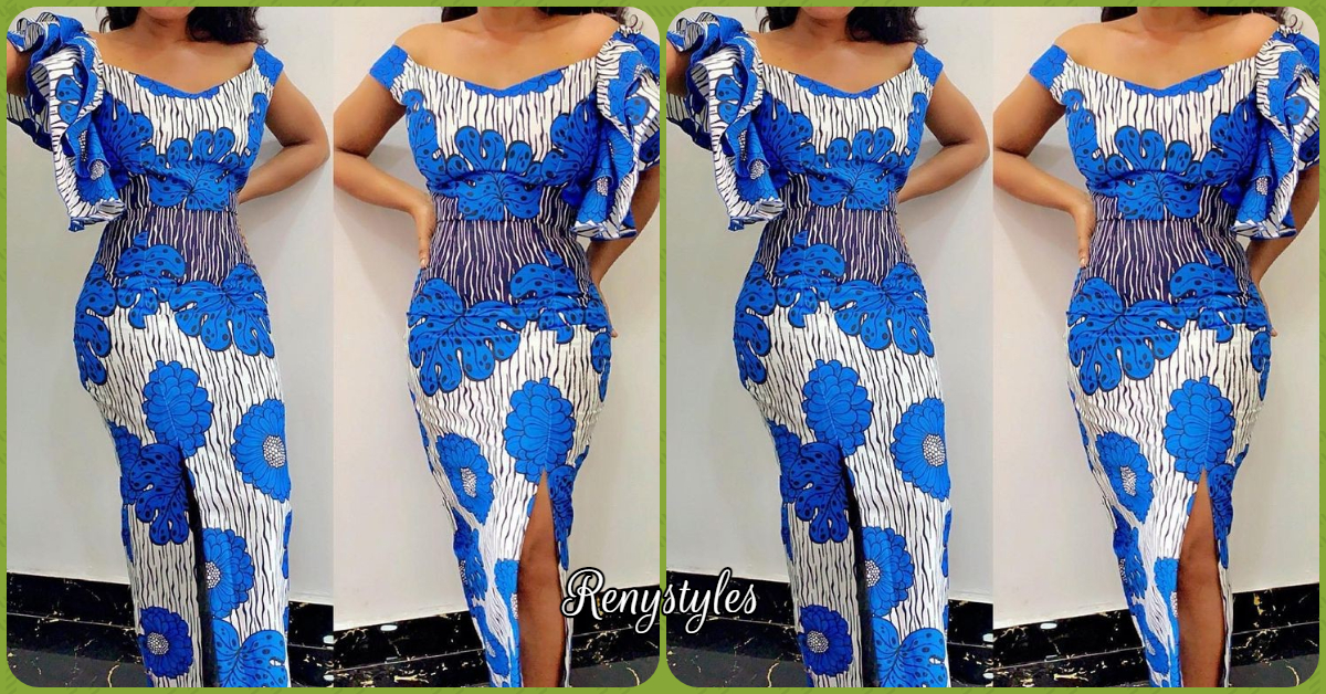 Latest style clearance on ankara gown