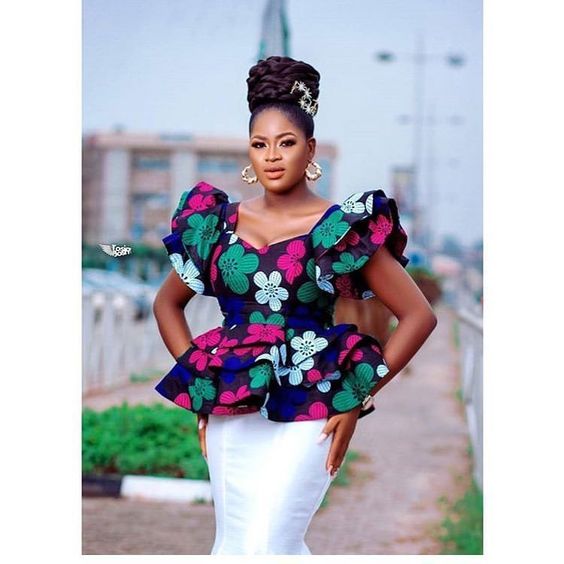 Latest ankara peplum tops 2019 on sale