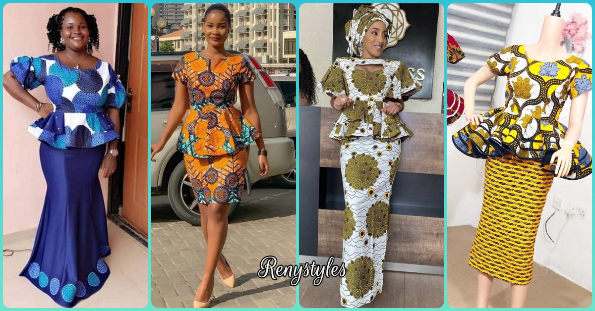 Ankara Design For Skirt And Blouse - Reny styles