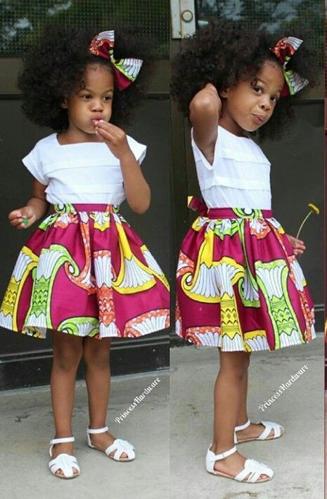 Ankara Kiddie Dress & Little Children - Reny styles
