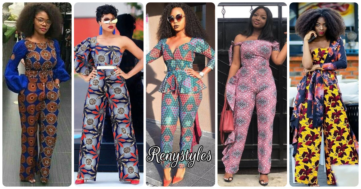 Latest Ankara Jumpsuit Styles & African Jumpsuit - Reny styles