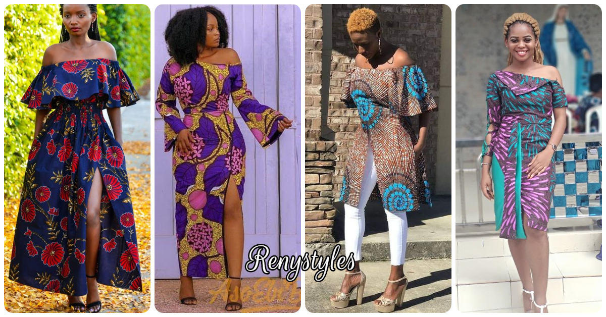 Ankara off shoulder clearance designs