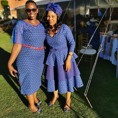 Shweshwe Dresses Designs from South African - Reny styles