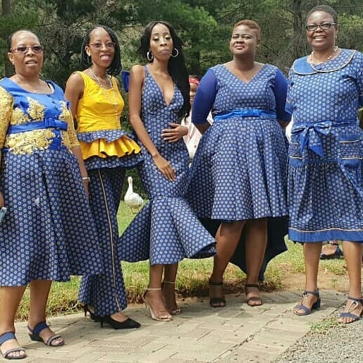 Top South African Shweshwe Dresses 2021 - Reny styles