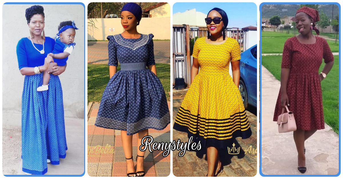 The Weekend With Shweshwe Dresses - Reny styles