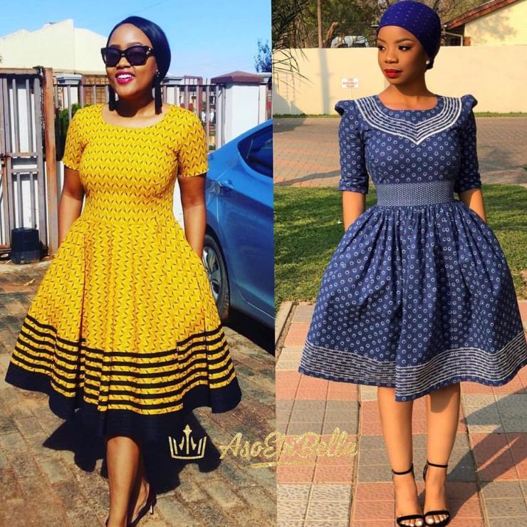 The Weekend With Shweshwe Dresses - Reny styles