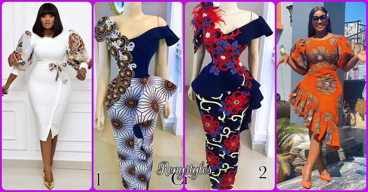 Latest ankara style in hot sale town