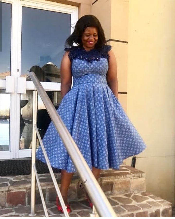 Eye-Catching Shweshwe Dresses & Outfits 2021 - Reny styles