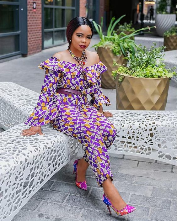 Pin by Abiodun Malumi on classy women trousers in 2023  Trendy lace top  Classy work outfits Latest african fashion dresses
