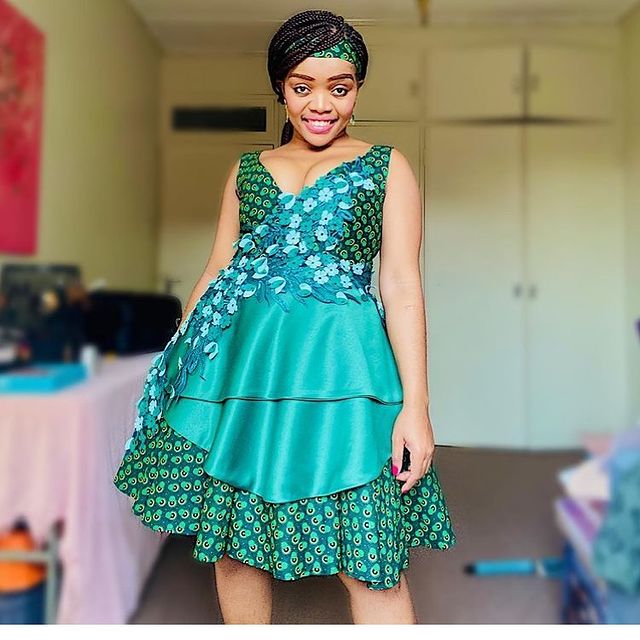 Top Shweshwe dresses south Africa 2023 - Reny styles