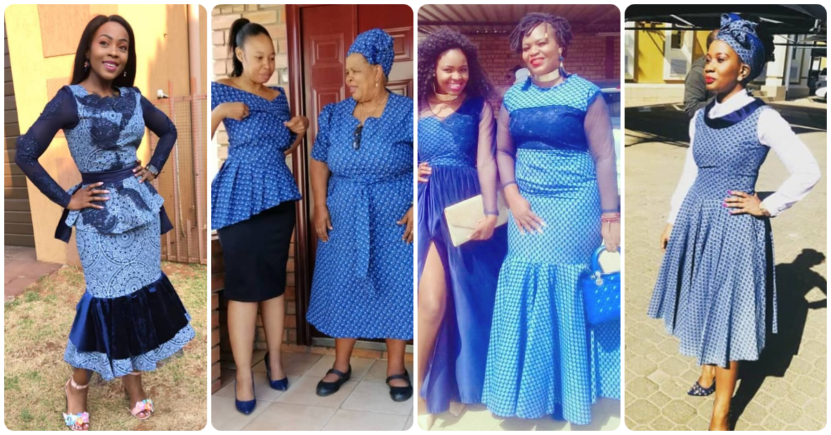 25 Amazing Shweshwe Dresses 2020 For South Africa Ladies