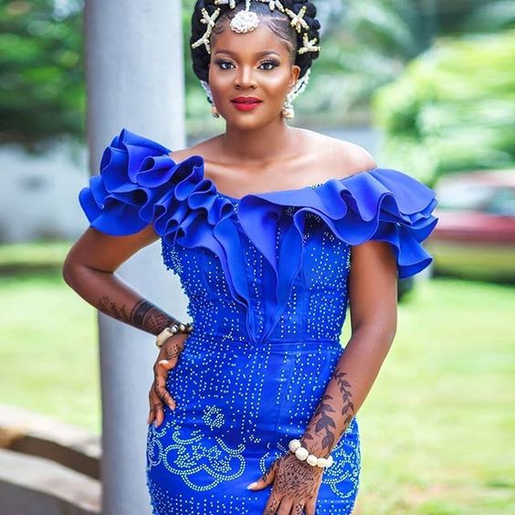 Elegant Lace Styles Designs in Nigeria - Reny styles