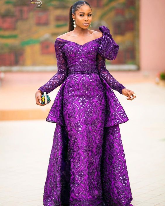 Purple Aso-Ebi Styles for Your Owanbe - Reny styles