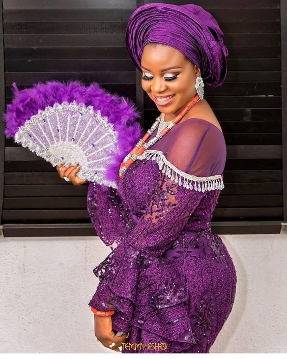 Purple Aso-Ebi Styles for Your Owanbe - Reny styles