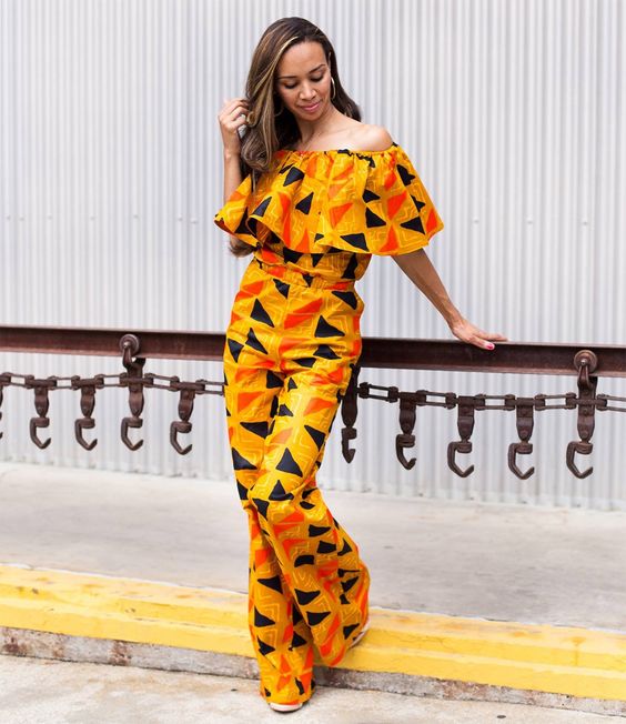 Latest Ankara Palazzo Pants And Jumpsuits Most Trendy - Reny styles