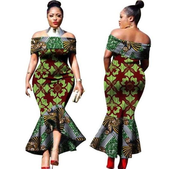 Long kitenge outlet fashion