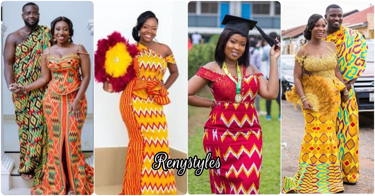 Latest kente hotsell styles for graduation