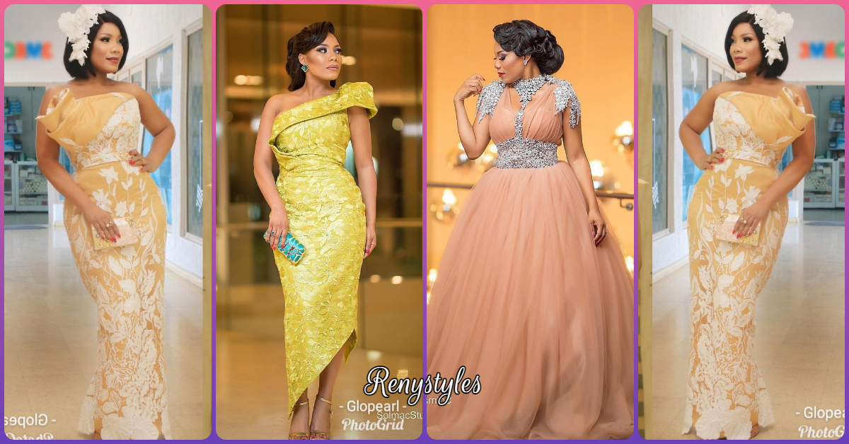 BEAUTIFUL SIMPLE DINNER GOWNS STYLES FOR LADIES  Reny styles