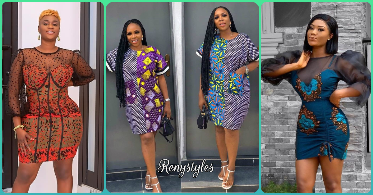 Ankara Short Gown Styles Young Ladies Can Add To Their Clothing Collection  - Ghanamma.com