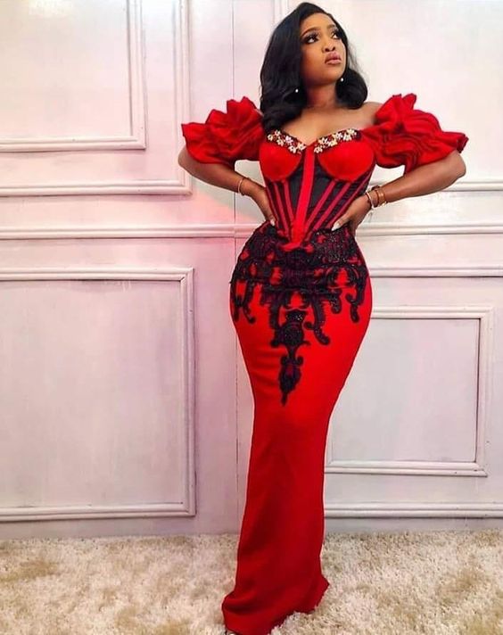 See latest Corsets And Flower Aso Ebi Styles - Reny styles