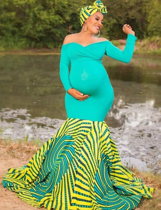 Beautiful Ankara Dress Styles For Pregnant Women Reny Styles