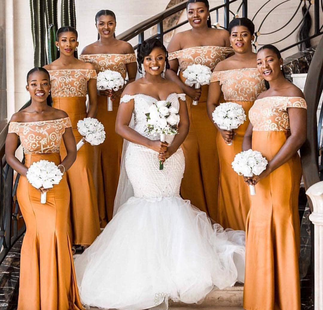 African bridesmaid dresses design 2021 ...