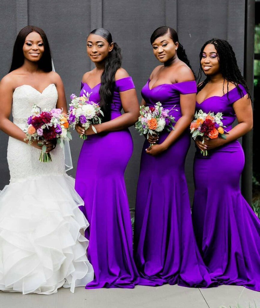 Bridal Train Dresses And Bridesmaids 2022 - Reny styles