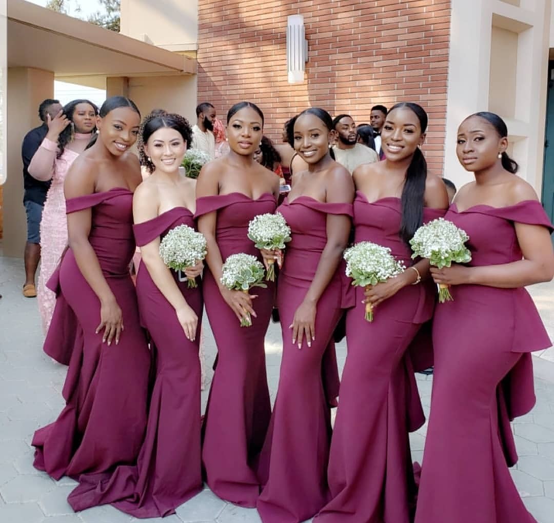 African bridesmaid dresses design 2021 ...