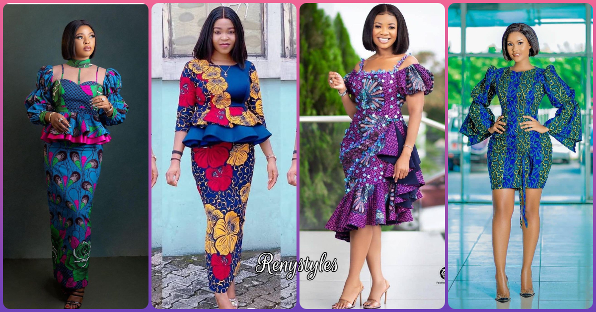 For Ladies: Latest Ankara Gown Styles 2022 - Reny styles