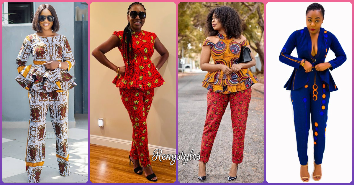 2022 Jumpsuit In Ankara Styles and Pant Trousers - Reny styles