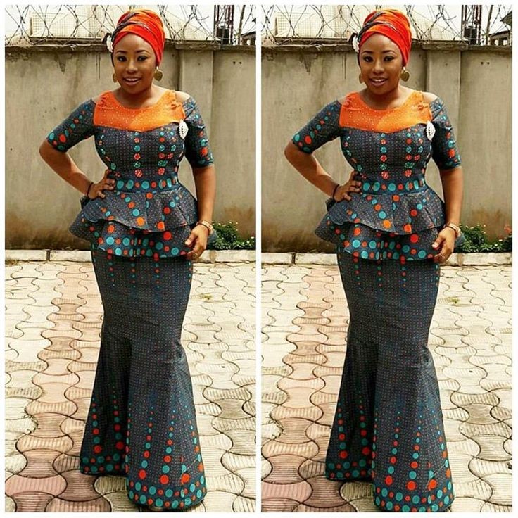 Top 25 Ankara Peplum Tops 2023 Over The Weekend - Reny styles