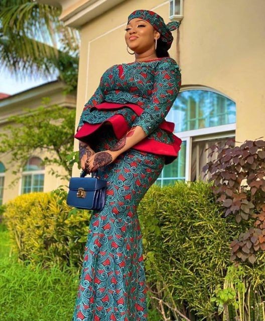 Top Nigerian skirt and blouse styles 2023 - Reny styles