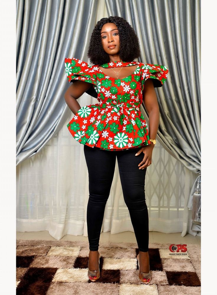 Latest Ankara Tops For Ladies 2023  FirstClassNigeria