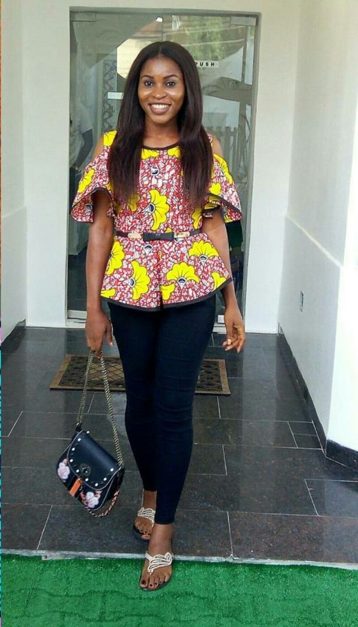 Peplum Ankara Tops  Cutie Tops to Wear on Skirts Or Trousers  Dezango