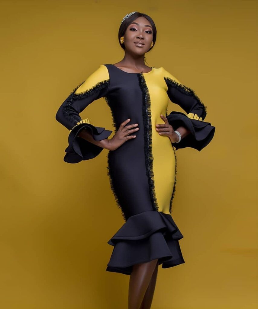 latest scuba long gown styles