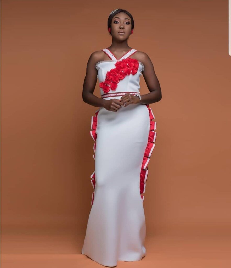 latest scuba long gown styles