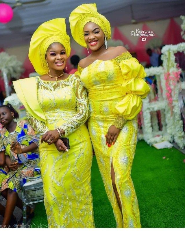 Aso Ebi Style Dresses For Weekend - Reny styles