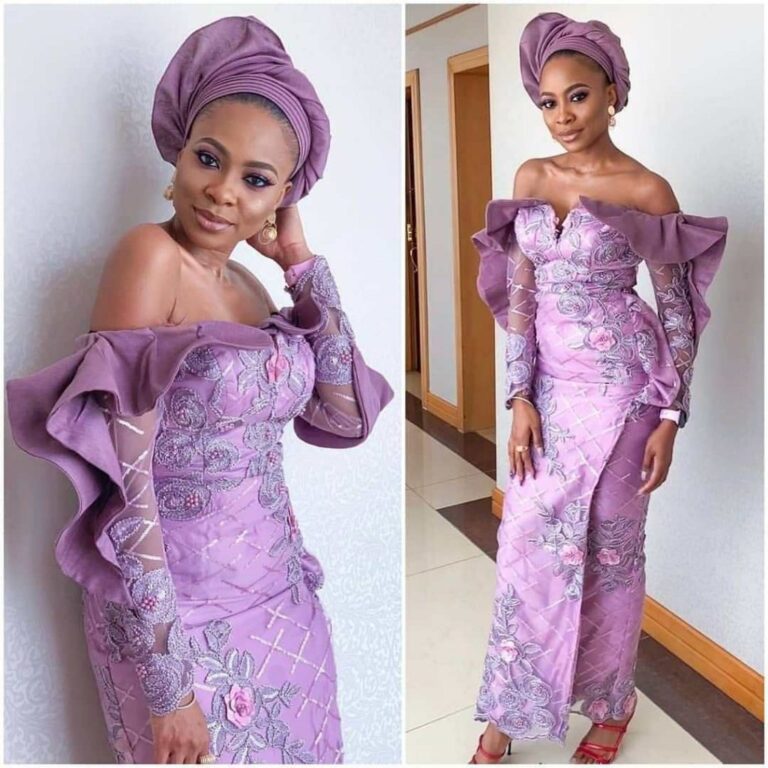 Latest Aso Ebi Styles in Nigeria 2022 - Reny styles