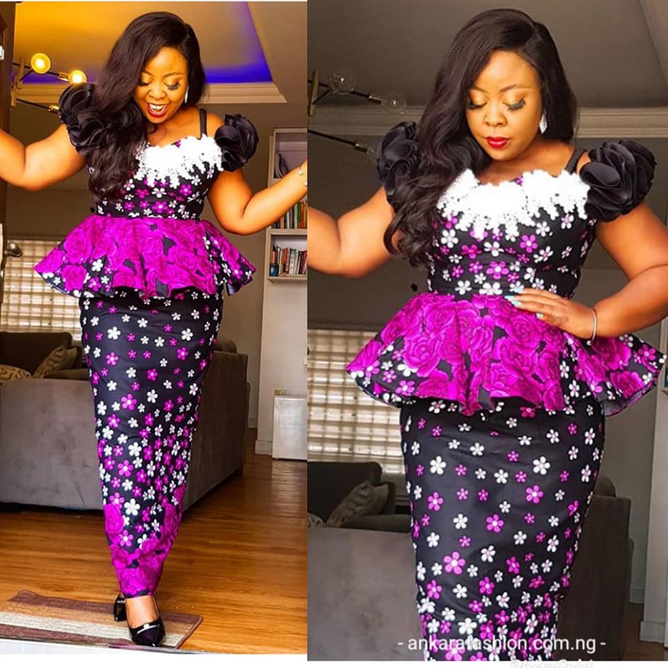 Trendy and stunning Ankara Skirt and Blouse styles 2022 - Reny styles