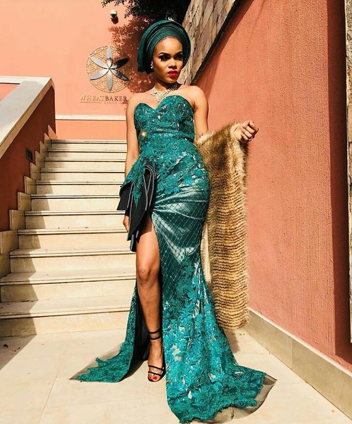 These Nigerian Lace Aso Ebi Styles Stole Our Breath! - Reny styles