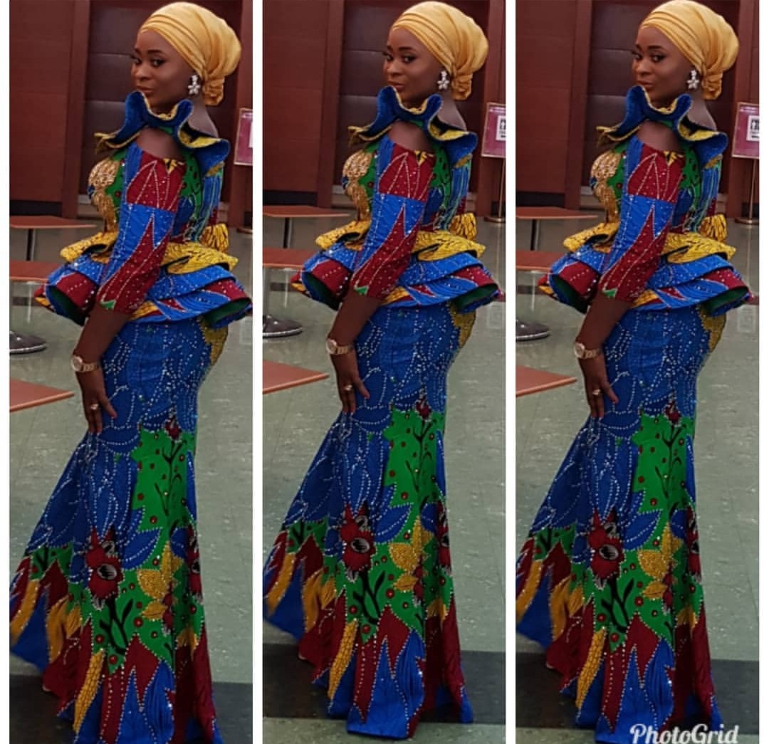 Beautiful ankara skirt and blouse cheap styles