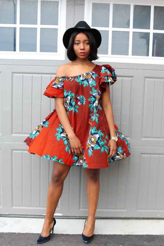 Stunning Ankara Short Flare Gown Styles for Every Occasion - YouTube