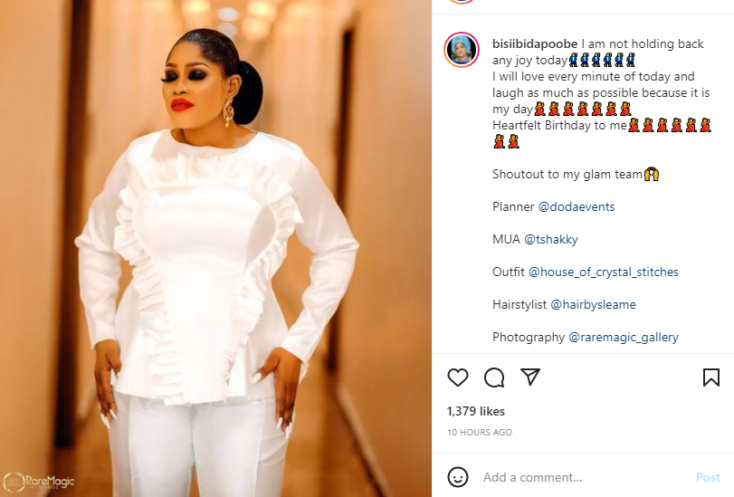 Actress Bisi Ibidapo-Obe shares beautiful photos as she celebrates 45th ...