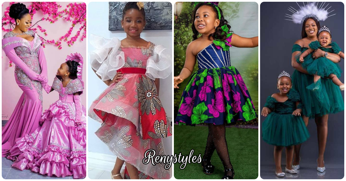 Mummies check out cute Ankara styles you try out for your little ...