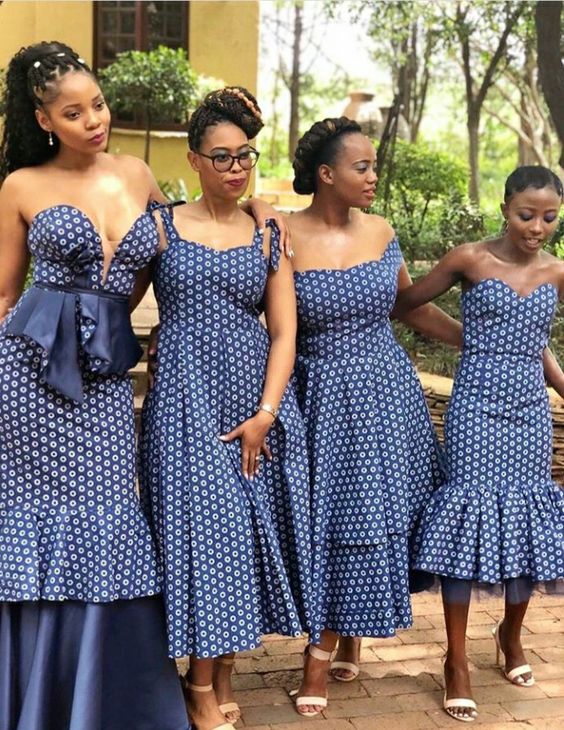 Best South African Shweshwe Dresses Styles 2023 - Reny styles
