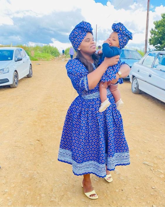 short yellow shweshwe dresses