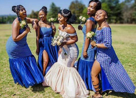 Bridesmaid shweshwe outlet dresses