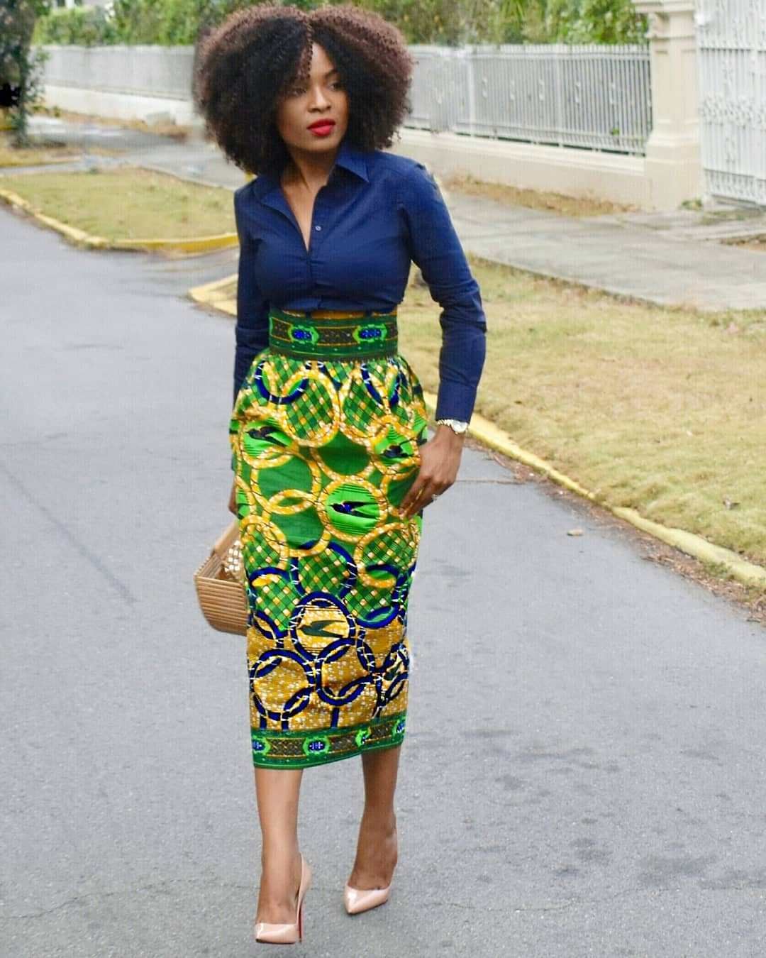 long pencil skirt ankara