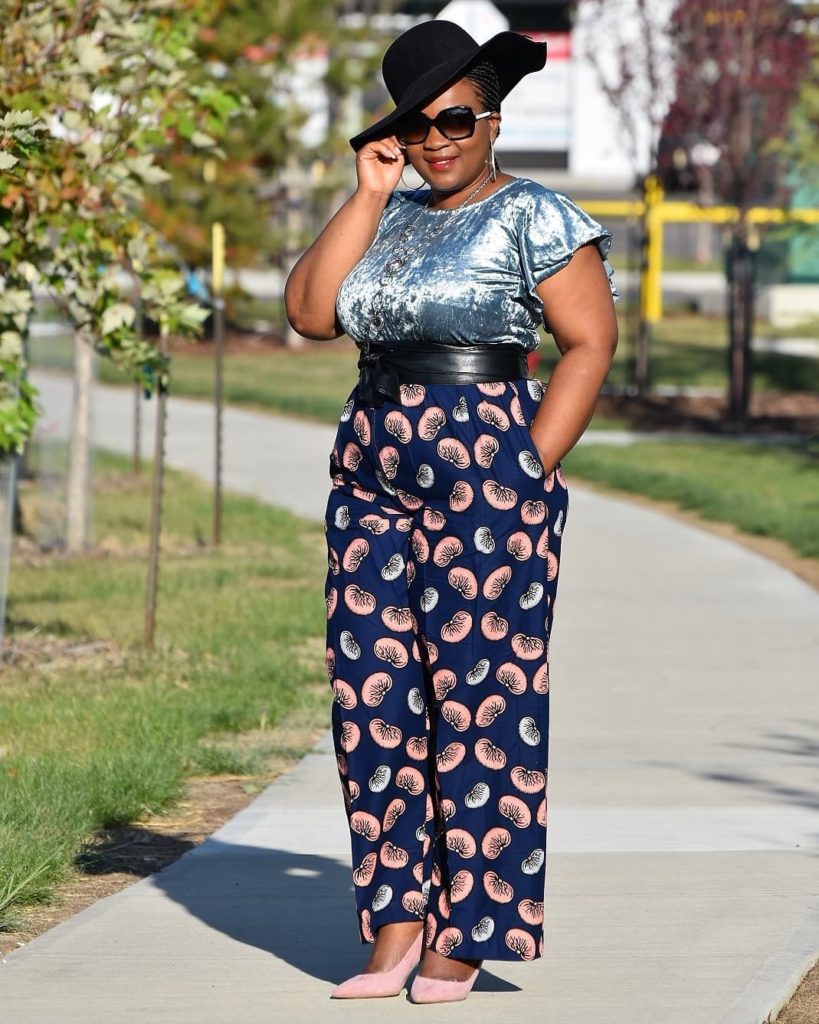 ankara palazzo trousers for plus size