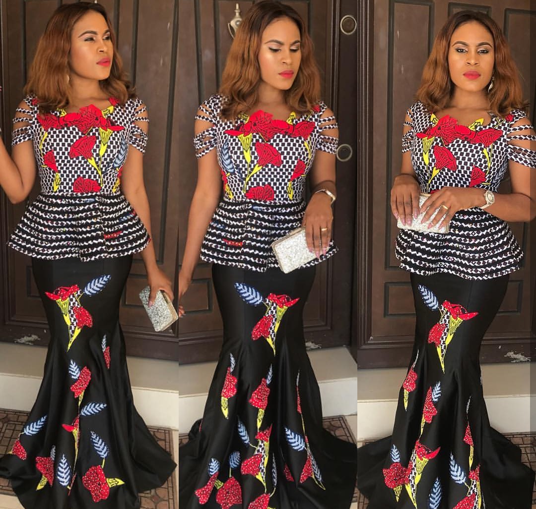 Best Ankara Skirt and Blouse Designs 2022 - Reny styles